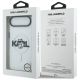 8. Karl Lagerfeld IML Choupette Sketch Logo MagSafe iPhone Air Case - Clear