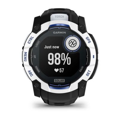 Garmin Instinct 3 Solar 010-02935-03 Smartwatch 50mm Black and White