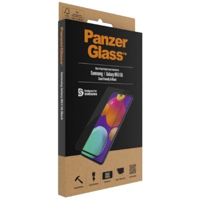 7. PanzerGlass E2E Regular tempered glass for Samsung Galaxy M53 - with black frame