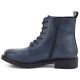 3. Blue women’s leather worker boots Sergio Leone 25172-S