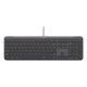 4. Logitech 920-013343 Keyboard Mouse Included Home/Office USB QWERTZ German Graphite