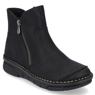 9. Comfortable insulated ankle boots Rieker W RKR612 black