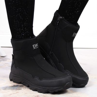 9. DK Jr DK58A Waterproof Insulated Snow Boots, Black