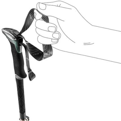11. LEKI TR MAKALU FX trekking poles, 110-130cm green