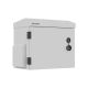 10" HERMETIC IP55 WALL/POLE MOUNTING RACK CABINET 320X220X300 GRAY LANBERG (ASSEMBLED)