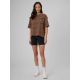 5. Women's ribbed knit short leggings 4F 4FRSS26TSTIF042-20S