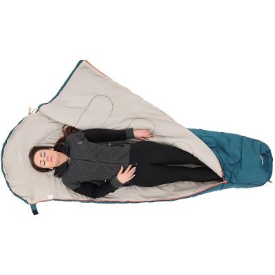 3. MUMMY SLEEPING BAG XXL 230x80/50CM BLUE REDCLIFFS