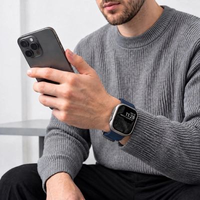 4. Tech-Protect Motion Strap for Apple Watch 44 / 45 / 46 / 49 mm - Blue
