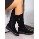 Rieker W R237 waterproof nubuck boots lined with sheepskin