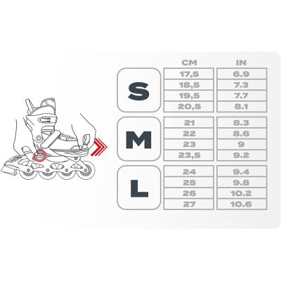 14. Meteor 4in1 Blueberry S 30-33 skates 24383