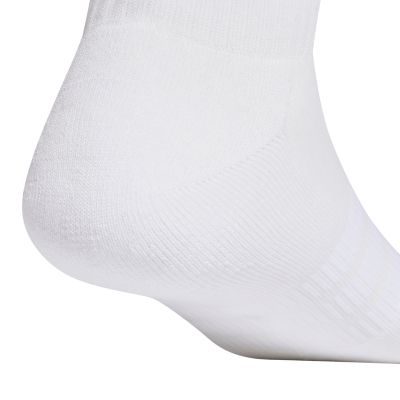 4. Adidas Cushioned Essentials Low Cut Socks 3 Pairs White JZ0535