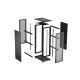 15. LANBERG FLOOR RACK CABINET 19" 27U 600X1000 BLACK