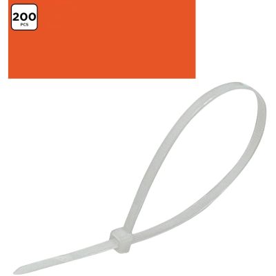 8. RAPSY CABLE TIES 200 PCS 4 SIZES BLACK+DECKER