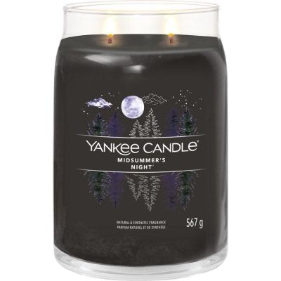 4. Large MIDSUMMERS NIGHT YANKEE Candle