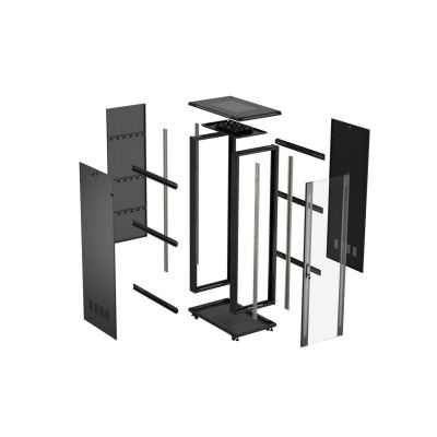 26. LANBERG FLOOR RACK CABINET 19" 27U 600X1000 BLACK