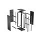 26. LANBERG FLOOR RACK CABINET 19" 27U 600X1000 BLACK