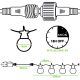 3. GARDEN GARLAND PARTY LIGHT 20LED G50 TIMER COMBINABLE