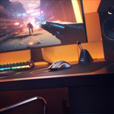 6. GLORIOUS PC MOUSE RACE MODEL O GAMING BLACK MATT