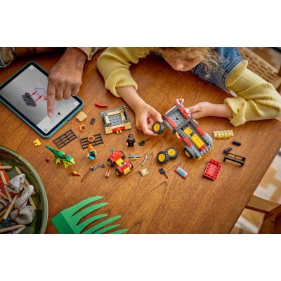 5. LEGO Jurassic World 77978 - Baby T. rex Transport Truck