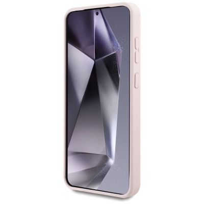 5. Case Karl Lagerfeld Silicone Graffiti Ikonik Printed Logo MagSafe Samsung Galaxy S25 pink