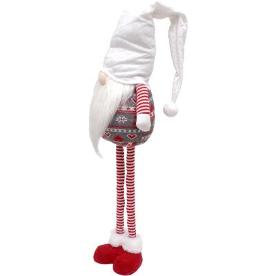 33. GNOME ON TELESCOPIC LEGS WHITE 80-115CM
