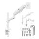 8. ERGO OFFICE MONITOR HOLDER / HANGER GAS SPRING, 17"-32", 1-10KG, MATTE WHITE, MAX. VESA 100X100 ER-691 W