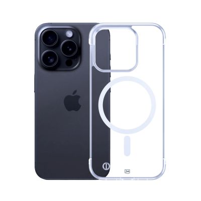 9. 3mk Just20g MagCase for iPhone 16 Pro - transparent