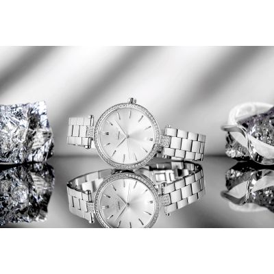 6. Giewont Sapphire Silver Women's Watch GW9890-B1