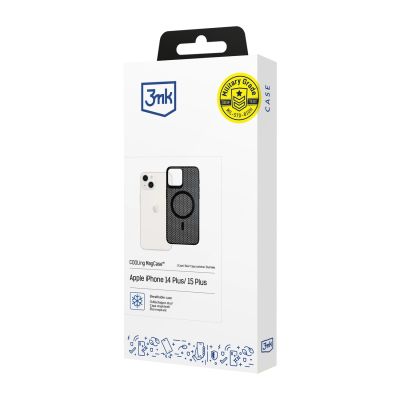 5. 3mk COOLing MagCase for Apple iPhone 14 plus / 15 plus - black