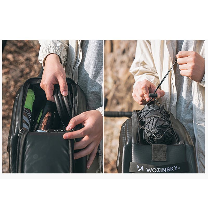 14. Wozinsky WSR-01B Bicycle Pannier for Trunk 9l - Black