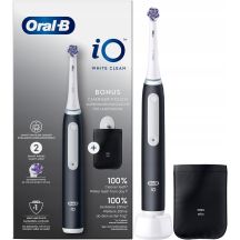 Oral-B black and white toothbrush + case