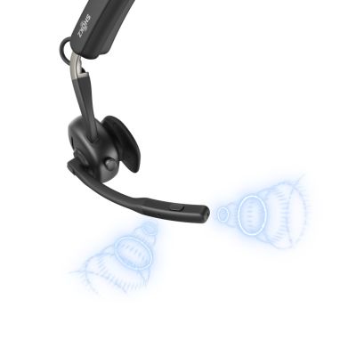 6. Shokz OpenMeet Wireless Over-Ear Headphones, Black