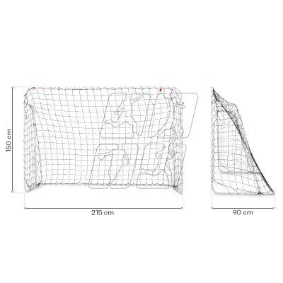 8. Meteor football goal 215x150x90 cm 16924