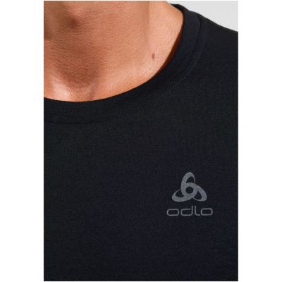 8. Odlo BL TOP crew neck l/s MERINO 200 men's t-shirt size M Black