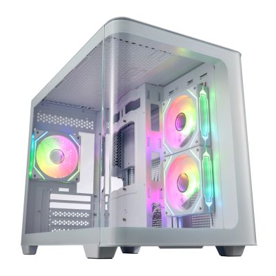 2. FSP Geh Mini S380-WA Micro-ATX/Mini-ITX case oN White retail
