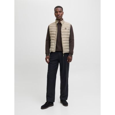 2. Jack&Jones men's vest JJEBRADLEY LIGHT BODYWARMER COLLAR NOO 12280973 CROCKERY