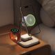 7. Acefast E39 Qi2.2 25W 4-in-1 Wireless Desk Charger for Phone, Watch, and Headphones with Night Light - White