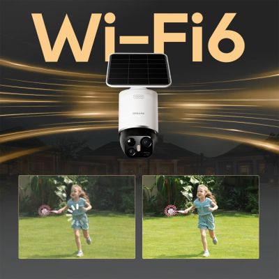 13. Dreame Navo Elite 1 Outcam 360° outdoor camera with solar panel - white