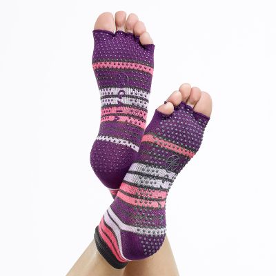 2. Anti-slip socks purple 62656