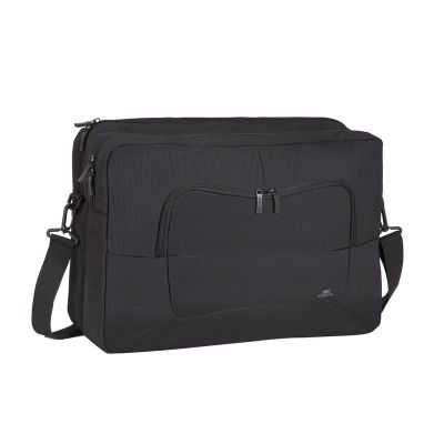 3. RIVACASE 17.3" TEGEL LAPTOP BAG, BLACK, WATER-RESISTANT MATERIAL, COMPARTMENTS FOR 10.1" TABLET, SMARTPHONE, DOCUMENTS AND ACCESSORIES