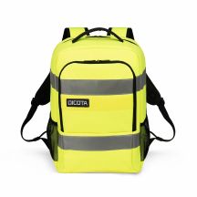 DICOTA P20471-17 Backpack Black, Gray, Yellow Recycled polyethylene terephthalate (rPET)