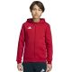 3. adidas Entrada 26 Full Zip Hoodie for Kids Red KH1781