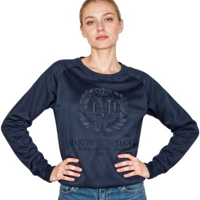 8. Maison Montaigne FIMOSAI NAVY MT LADY 016 sweatshirt (RBMWW6411F/MM-MARINE)