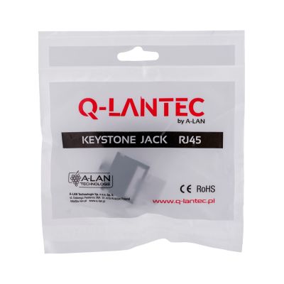4. Q-LANTEC Toolless RJ45 UTP Cat.6 Keystone Module