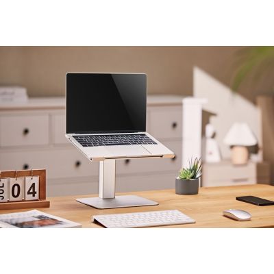 12. GEMBIRD NOTEBOOK STAND WITH HEIGHT ADJUSTMENT 15.6, SILVER