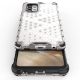 8. Honeycomb case armored cover with a gel frame for Samsung Galaxy A13 5G transparent