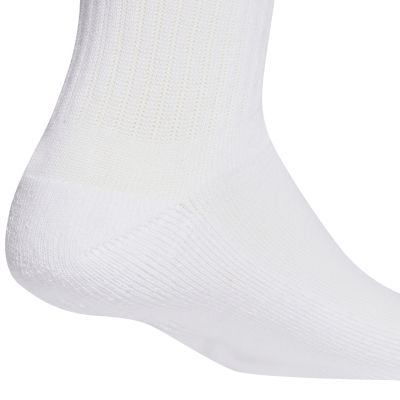 8. adidas Linear Crew Cushioned Socks 3 Pairs white KD1716