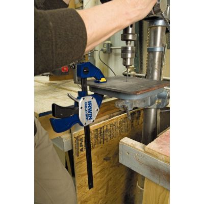 2. IRWIN 10505943 Carpenter's Clamp 30 cm Black, Blue, Gray