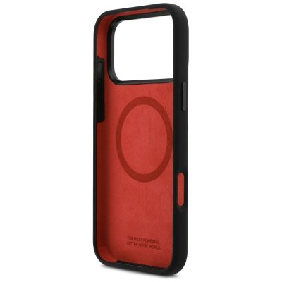 7. BMW M Silicon Horizontal Line MagSafe Case for iPhone 17 Pro Max - Black
