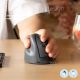 17. R-Go Tools R-Go HE Basic Vertical Mouse, Ergonomic Mouse, Medium Size (Hand Length 165-185 mm), Left-Handed, Bluetooth